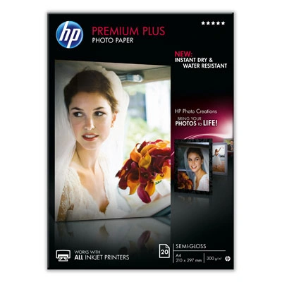 Fotopapír HP Premium Plus - pololesklý / A4 / 20 listů (CR673A)