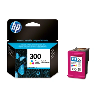 Inkoustová náplň HP 300 tříbarevná (CC643EE#BA3)