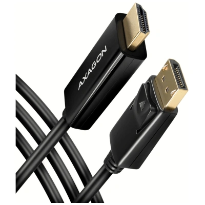 Adaptér AXAGON DisplayPort 1.2 na HDMI 1.4b (RVD-HI14C2)