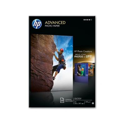 Fotopapír HP Advanced Photo - lesklý, 25 listů A4 (Q5456A)